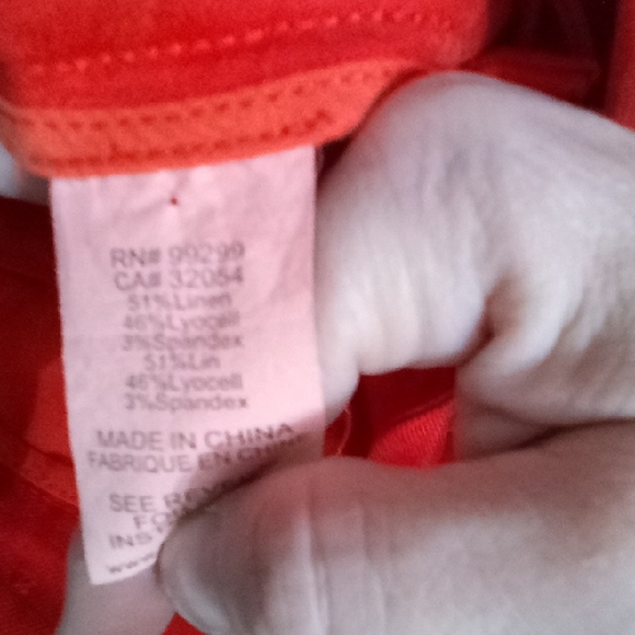 Level 99 Women's Red Wide-Leg Pants - Picture 4 of 4